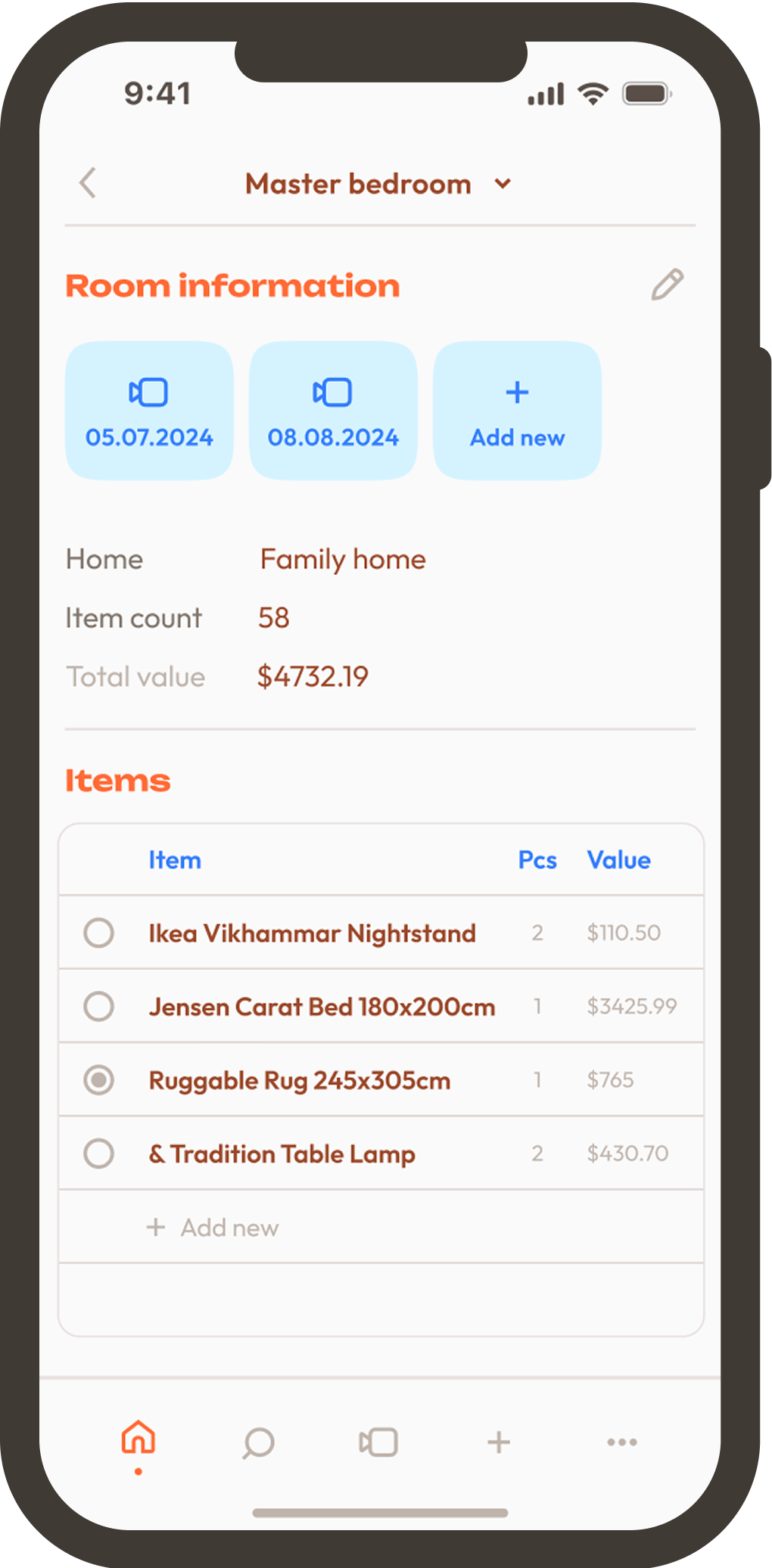 Phone UI preview